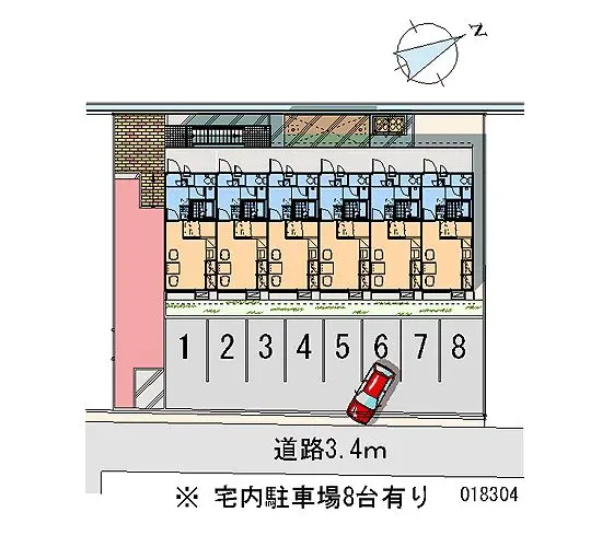米子市上福原７丁目 月極駐車場
